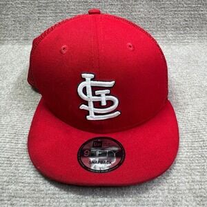 New Era St. Louis Cardinals Trucker 9FIFTY MLB Snapback Cap Mens Red Gear Sporty